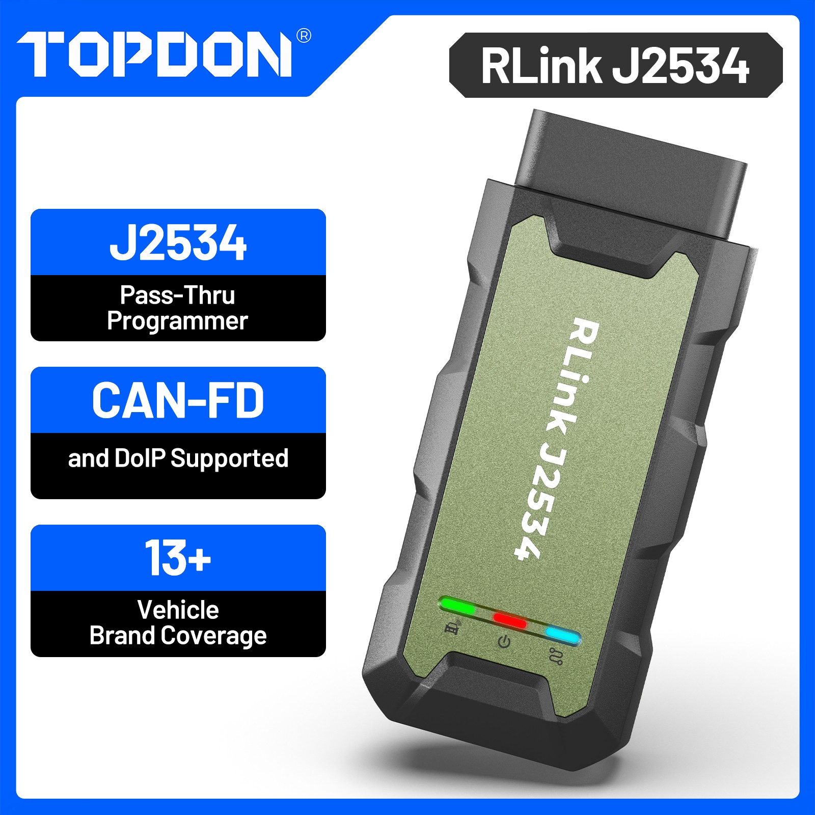 Topdon RLink J2534 Pass-Thru Programmer