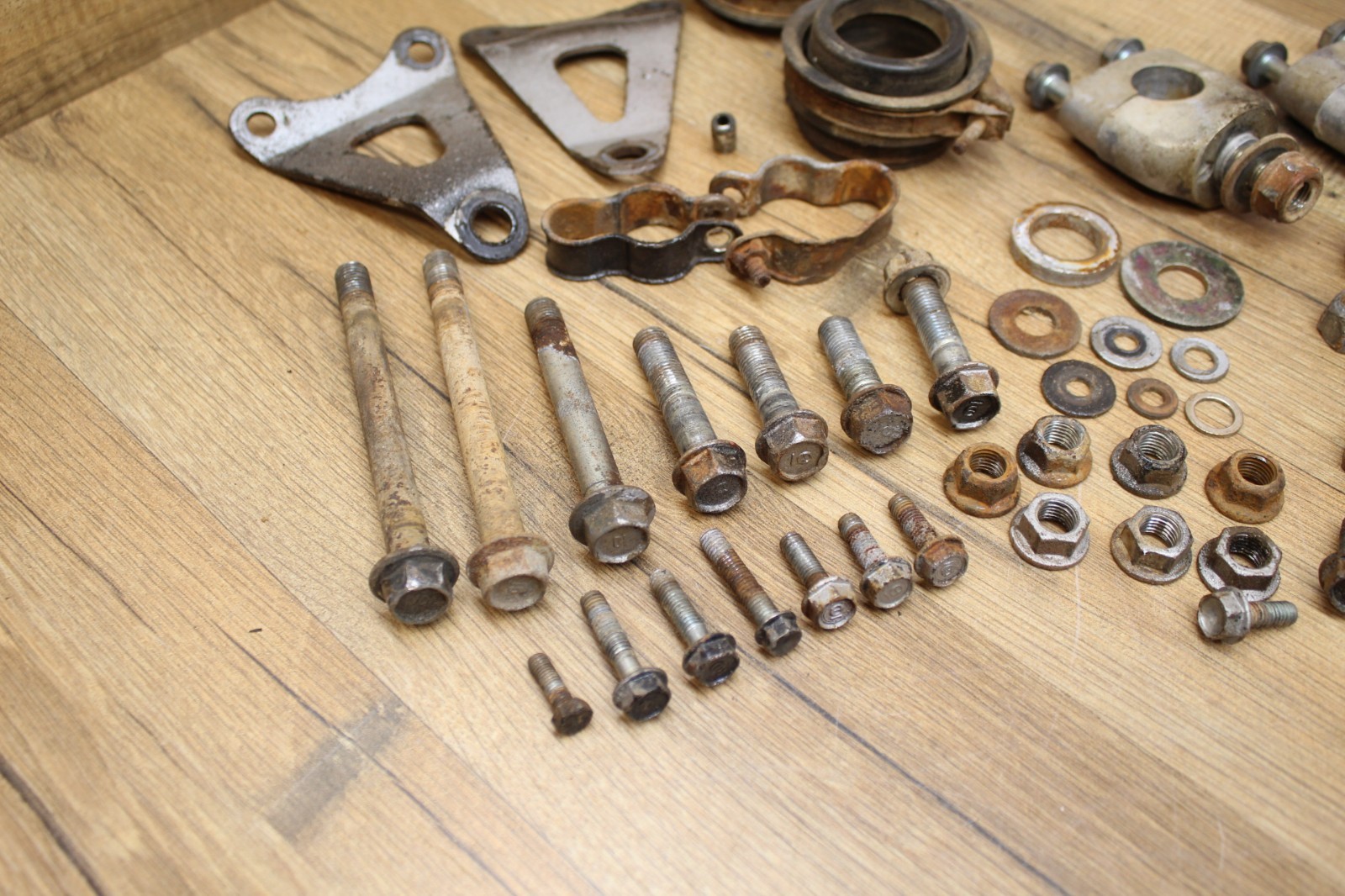 1998 98 Honda TRX300EX TRX 300 Misc Body Hardware Bolts Motor Mount Brackets