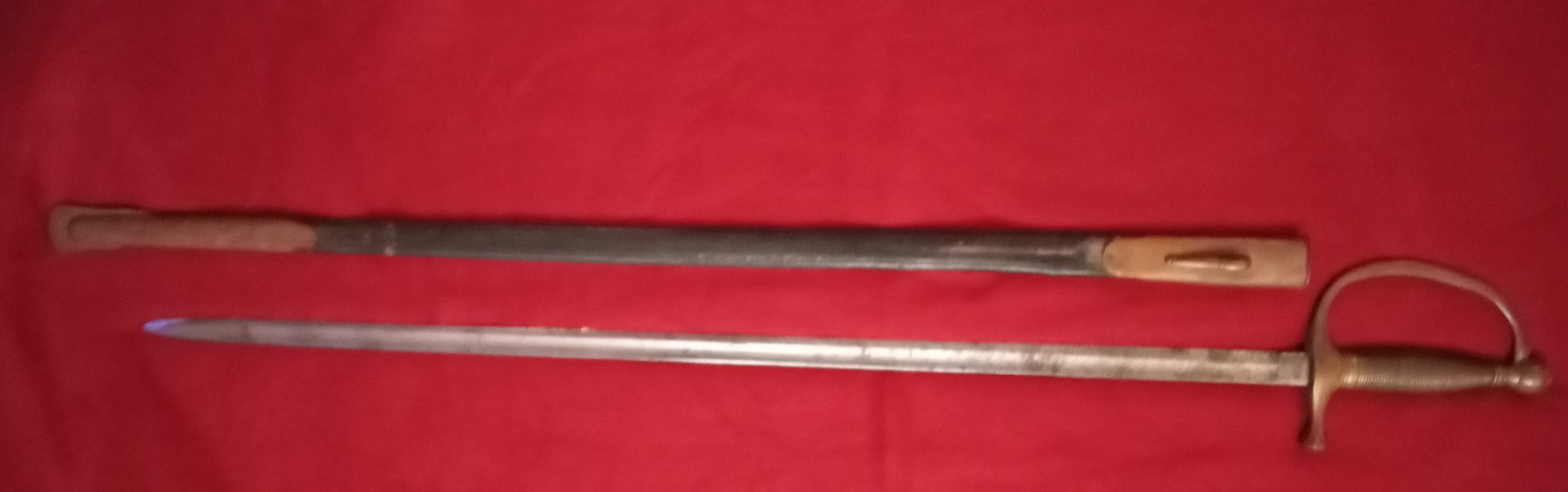 ORIGINAL HORSTMANN CIVIL WAR MUSICIAN NCO SWORD WITH SCABBARD EMERSON BLADE