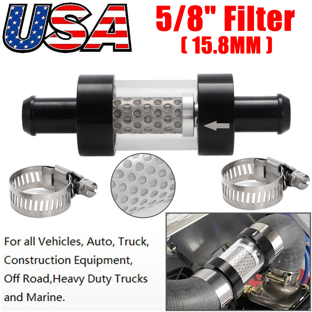 5/8" Inline Heater Core Coolant Filter Inspection System For Auto Truck Off-Road