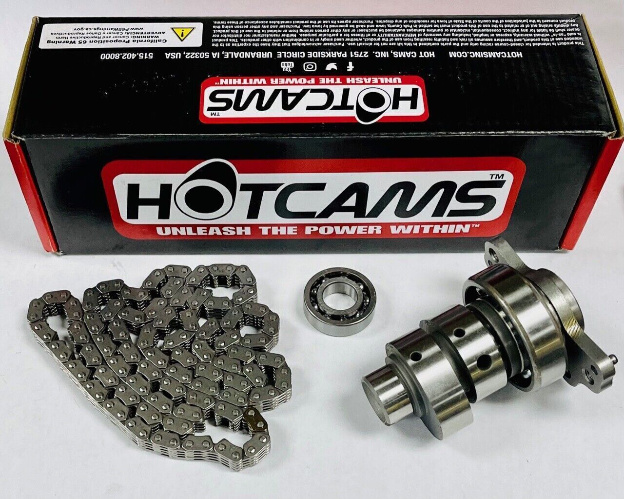 06 07 08 Raptor 700 Hotcams Hot Cams Cam Stage 2 Two Camshaft & HD Timing Chain