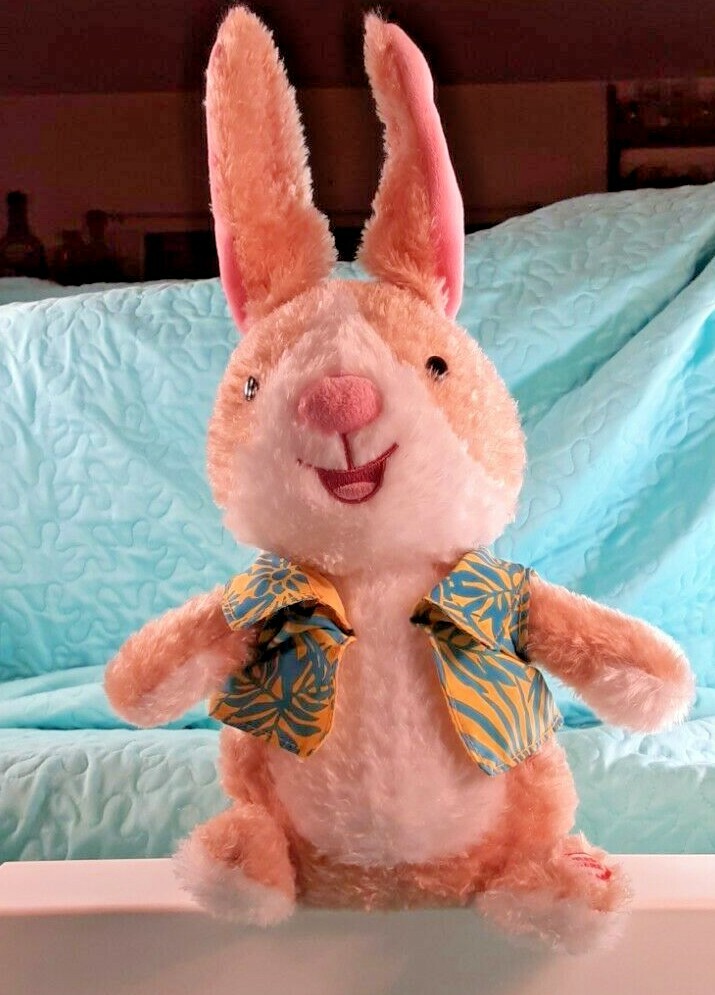 Bunny Rabbit Sweet Dancing Plush Hallmark Battery Operated Dances & Sings Easter
