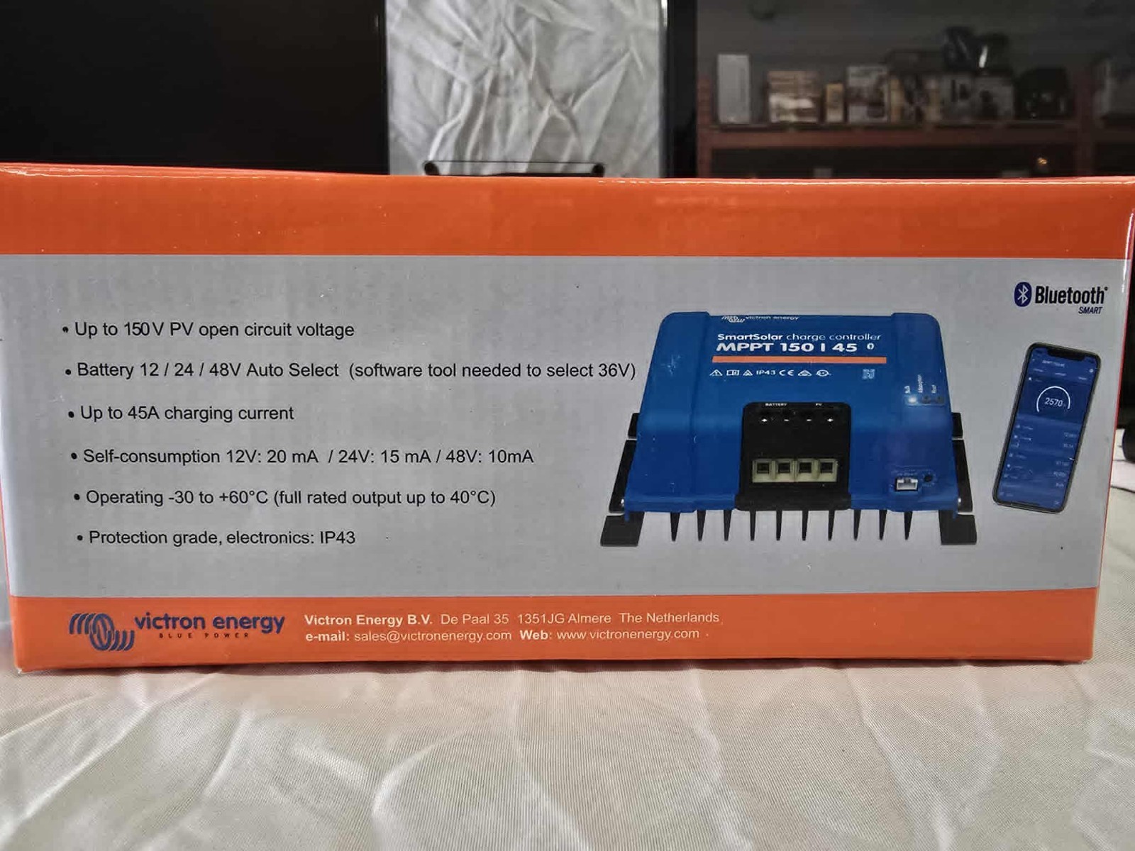 NEW SEALED Victron Energy SmartSolar MPPT 150/45 Charge Controller | 150V Max PV