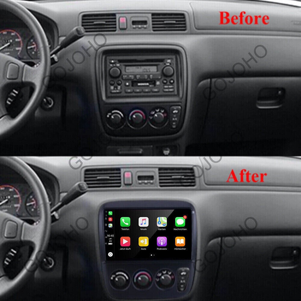 64GB Android 13 Apple CarPlay Car Stereo Radio GPS For Honda CRV CR-V 1995-2001