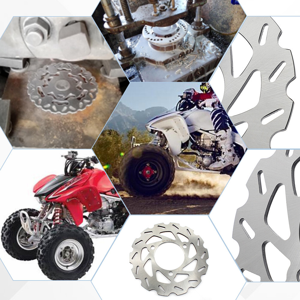 TRX450R TRX450ER 04-14 Rear Brake Disc Rotor For Honda Sportrax 450 TRX 450R