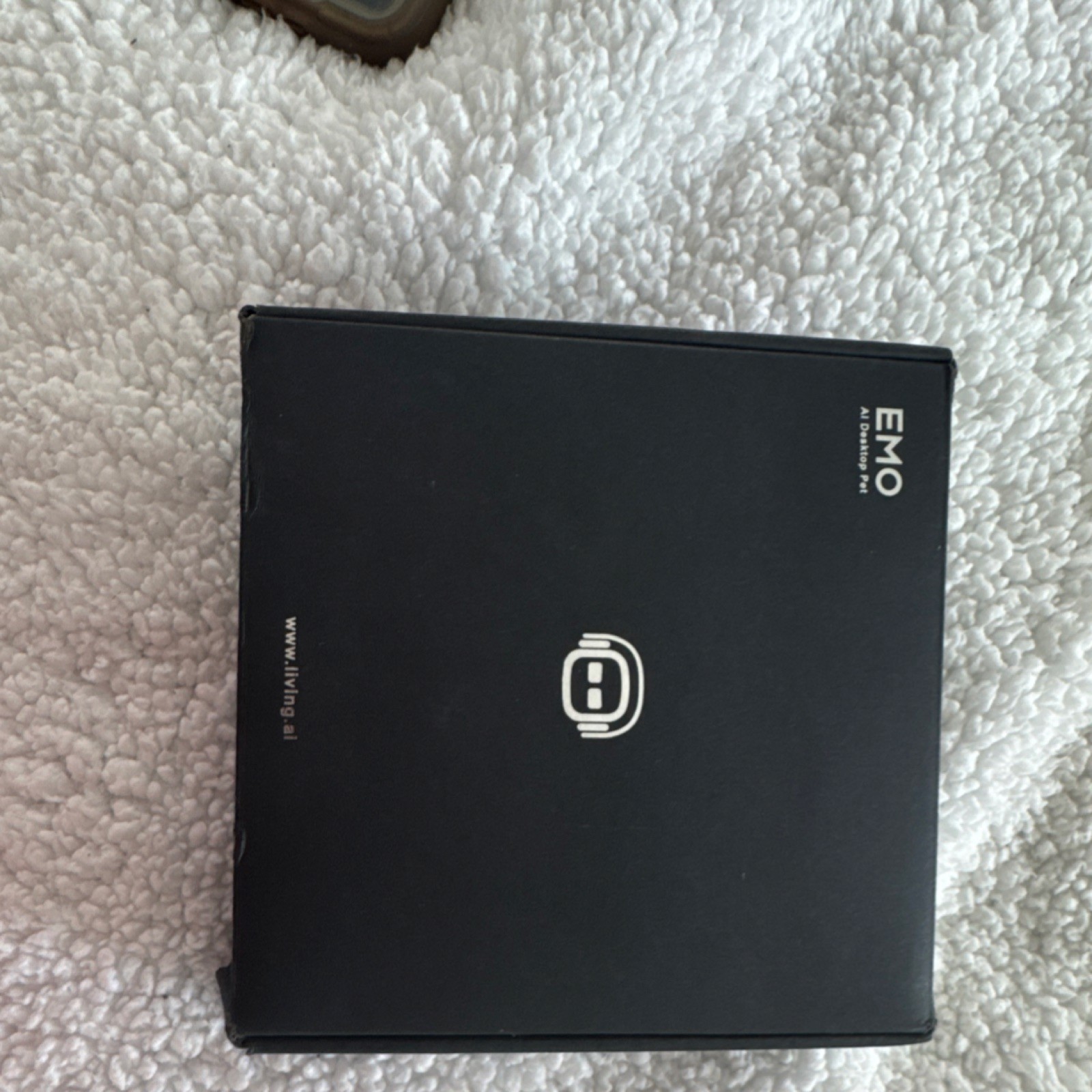 Living AI EMO Desktop Pet Robot with Wireless Charger & Headphones