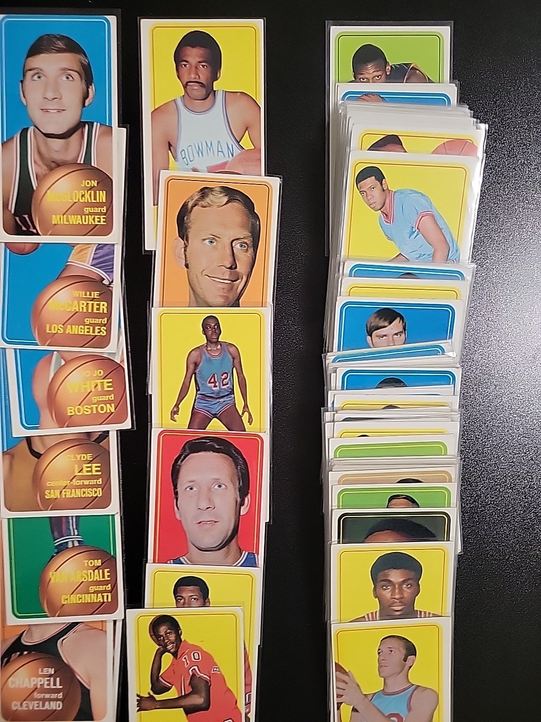 1970-1971 Topps Basketball Cards - 111 Different Tallboys - Nearly 65% of Set