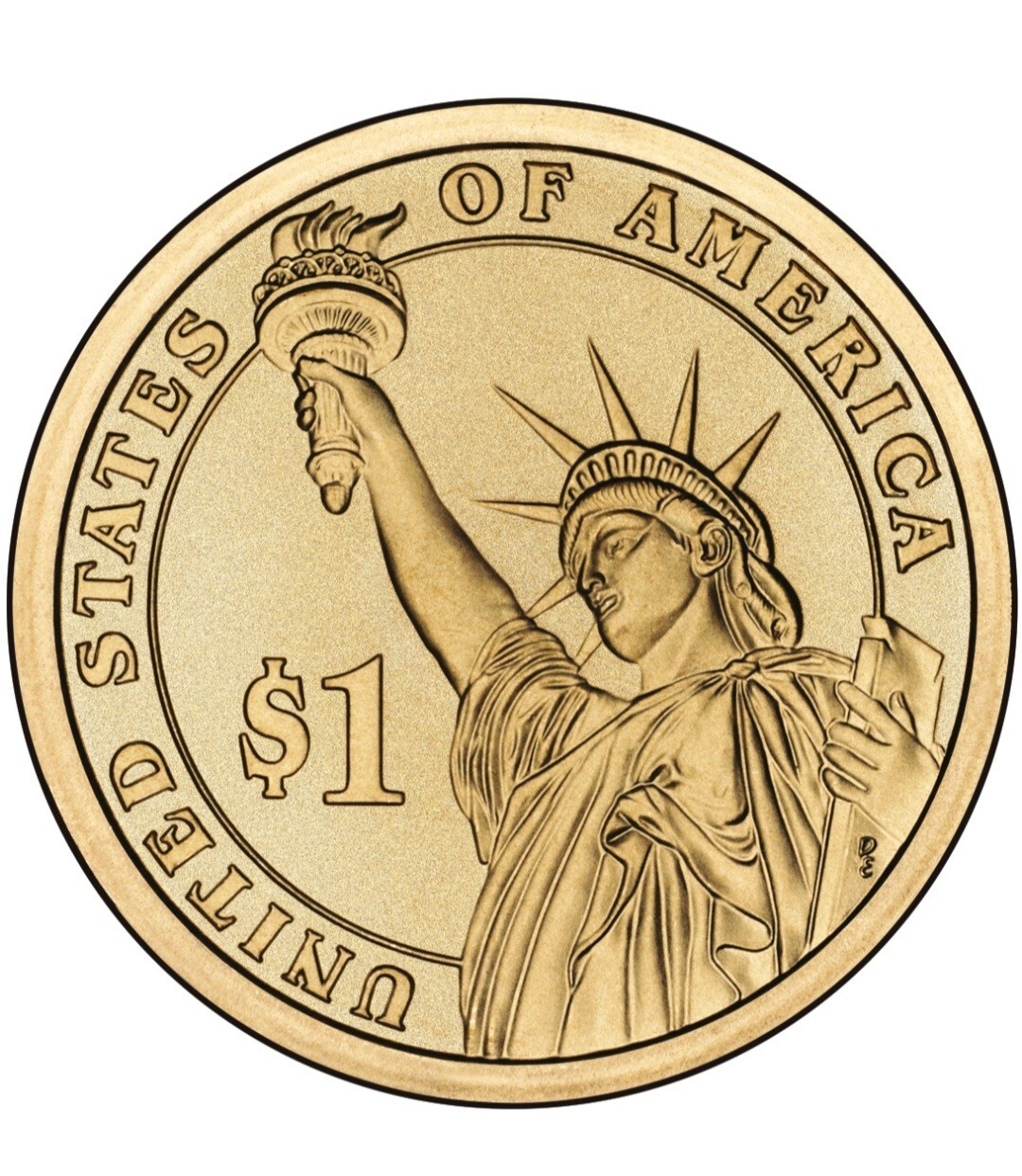 2016 D Ronald Reagan Presidential Dollar. Uncirculated From US Mint roll.