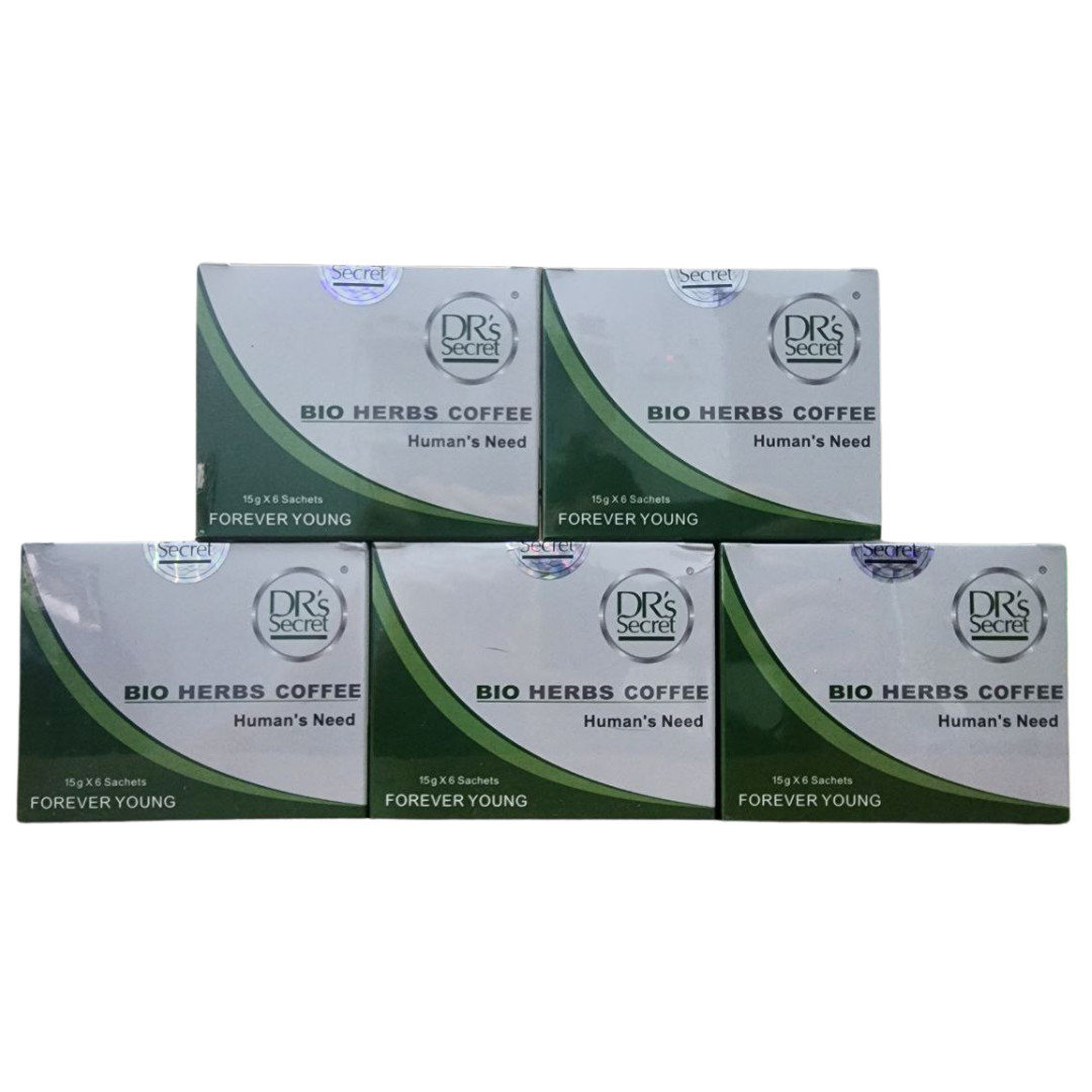 10 X Green Coffee Secret Original Natural Herbal 6 sachets - Express Shipping