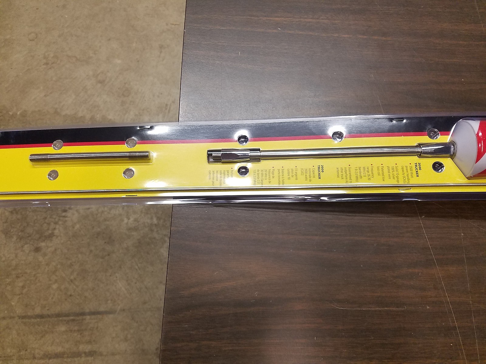 Wilson T2000 Trucker USA Flag 10" & 5" Shaft Mobile CB Radio Antenna 305-Flag