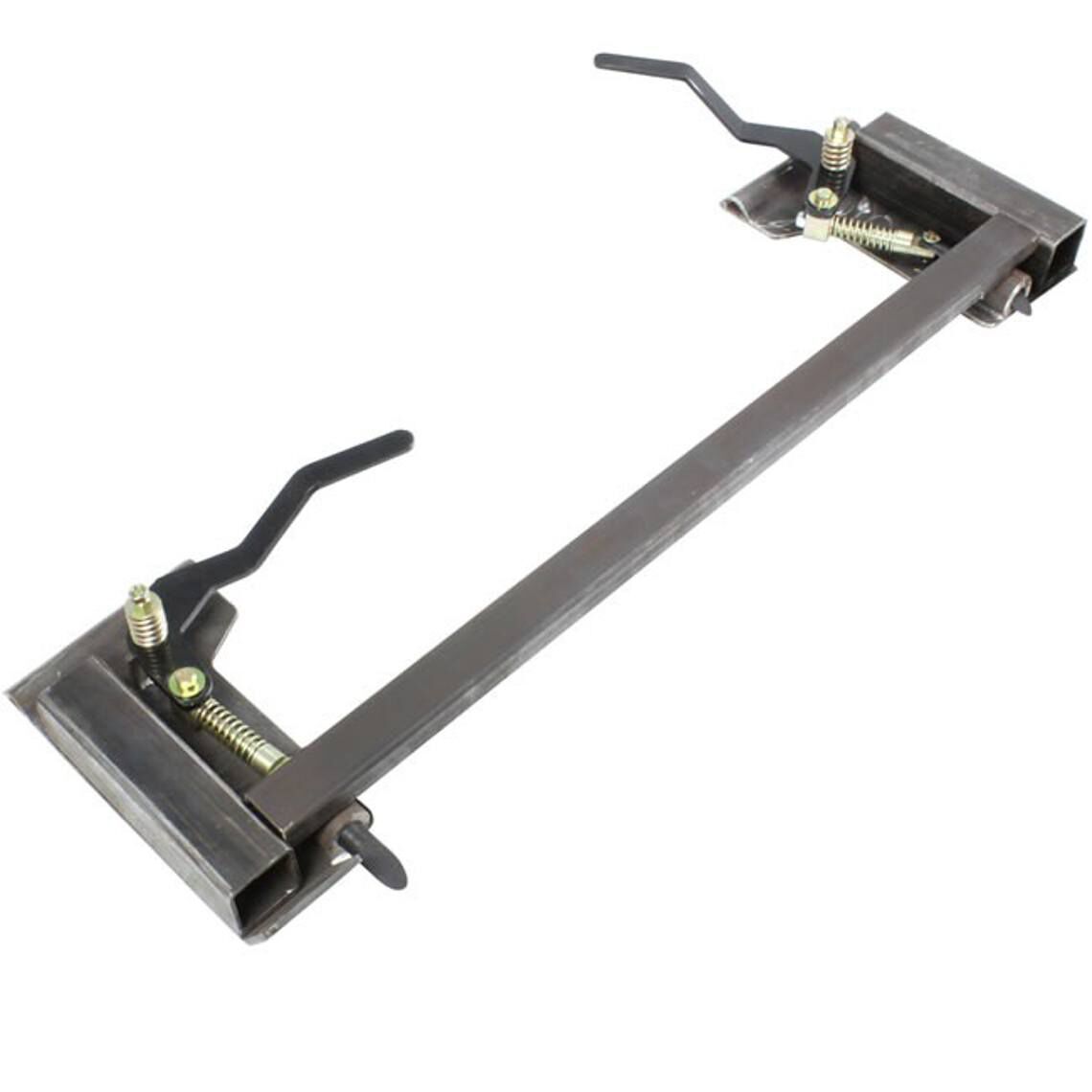 Pin On to Skid Steer Quick Tach Adapter Spacer Brackets Cross Brace Latch Weld