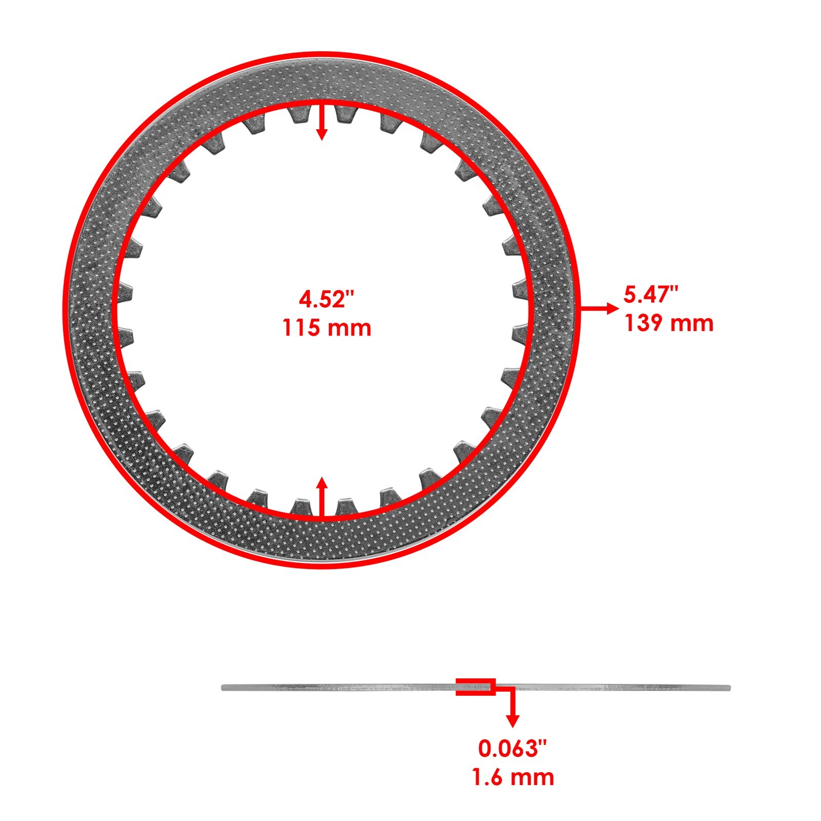 Clutch Friction Plate Spring Kit for Suzuki Intruder Volusia 800 VL800 2001-2004
