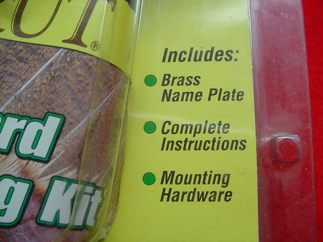 H.S. Strutt- Turkey Tail & Beard Mounting Kit-Hunters Specialties- New !