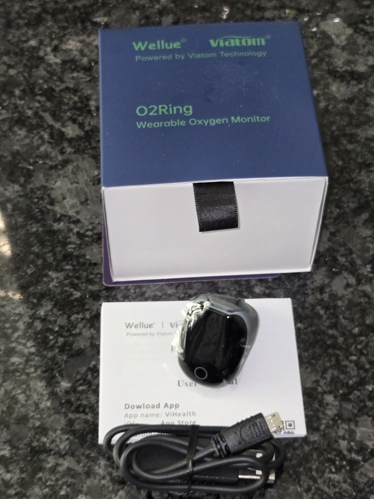 NEW Wellue Viatom 02Ring Wearable Model S9