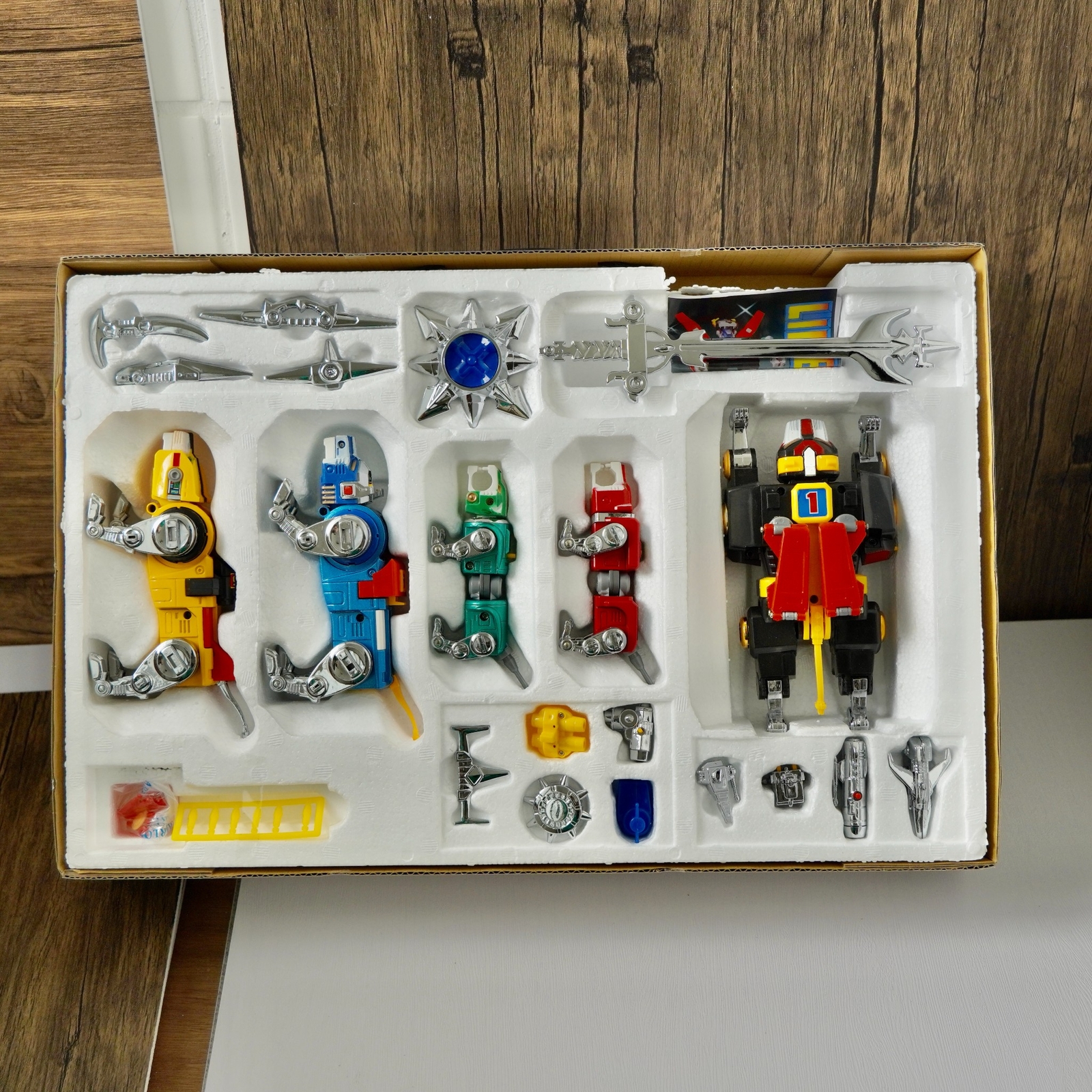 Lionbot 1980 Chogokin Die-cast Metal 5-in-1 Golion Robot Set (Taiwan Version)