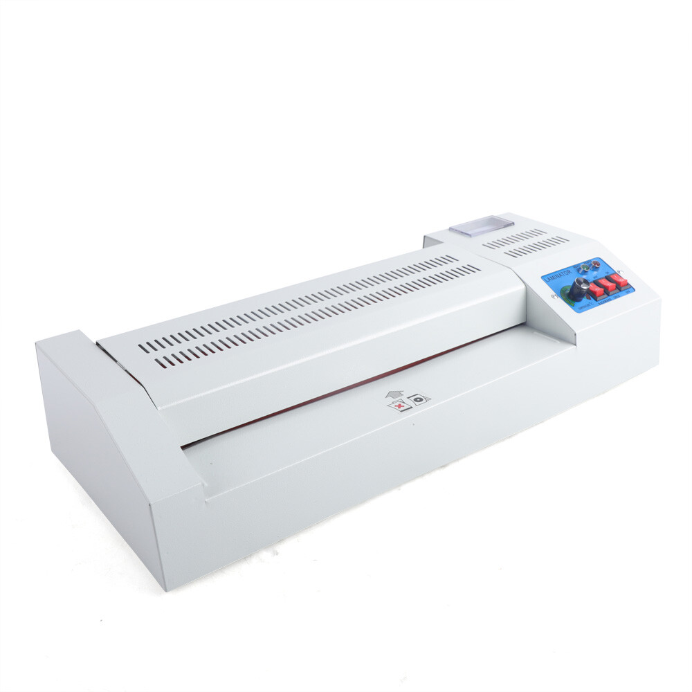 13" Laminating Machine A3 A4 Thermal Laminator Machine 4 Roller Hot Cold Film