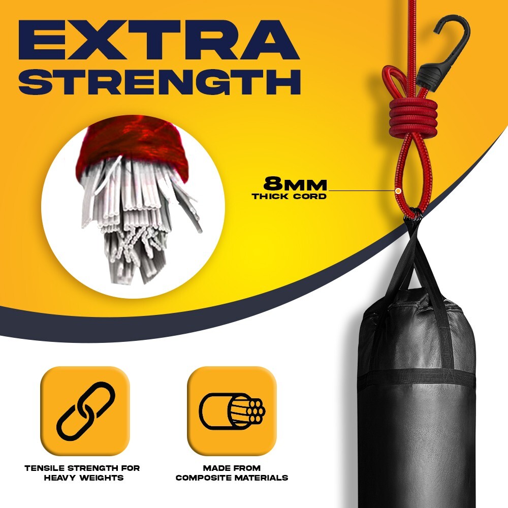 Frunop 30-Piece Heavy duty Assorted Bungee Cords Set Includes 10", 18", 32", 40"