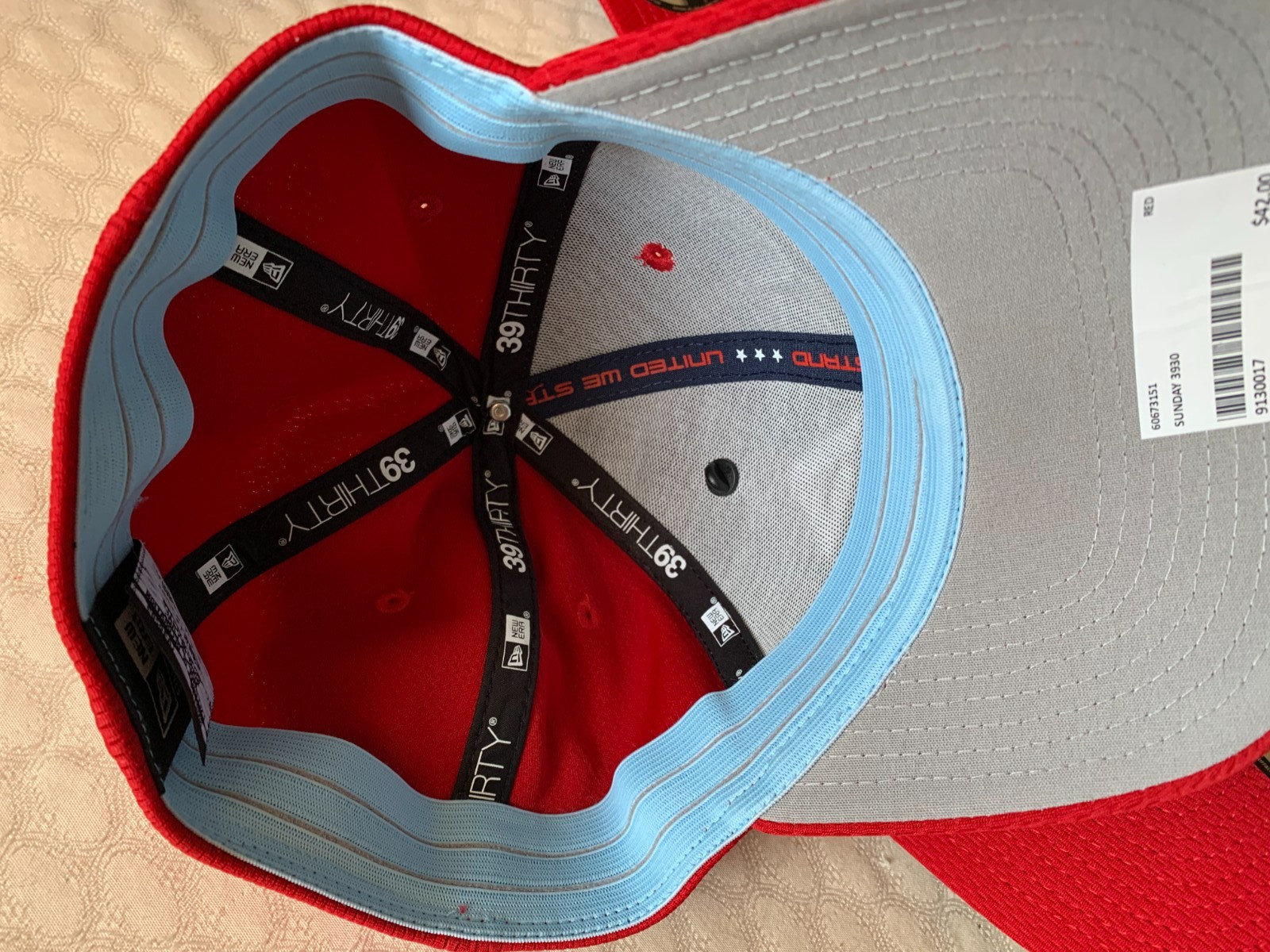 New Ryder Cup 2025 BATHPAGE BLACK Golf Hat M/L RED by NEW ERA