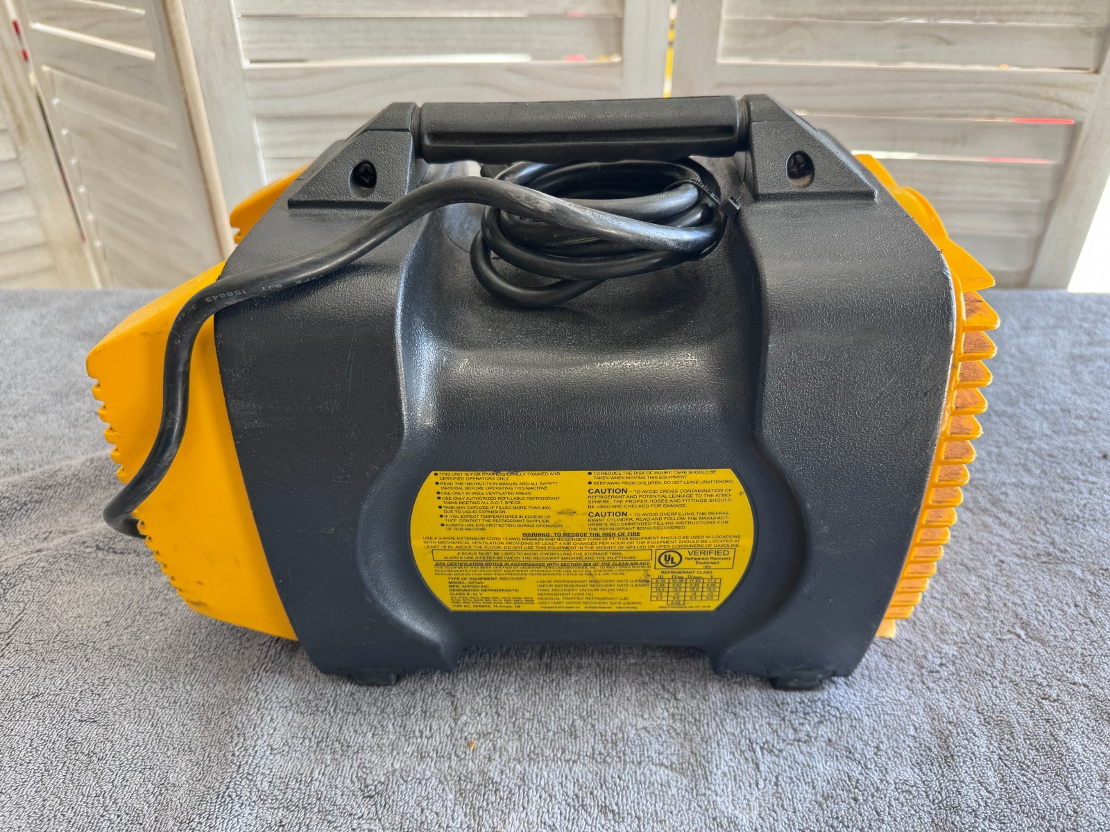 Used - Appion G5 TWIN Twin Cylinder Recovery Unit (LotA5)