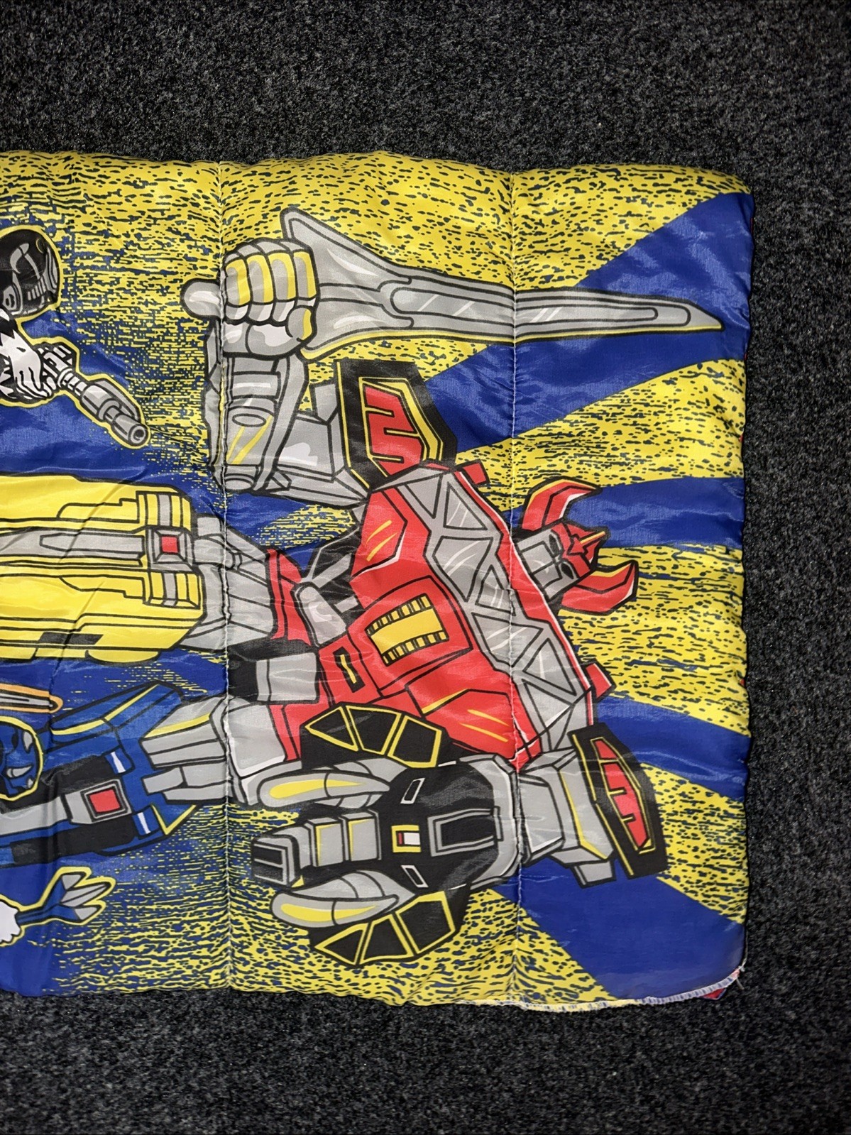 Vintage 1994 Mighty Morphin Power Rangers Sleeping Bag 30" x 57"