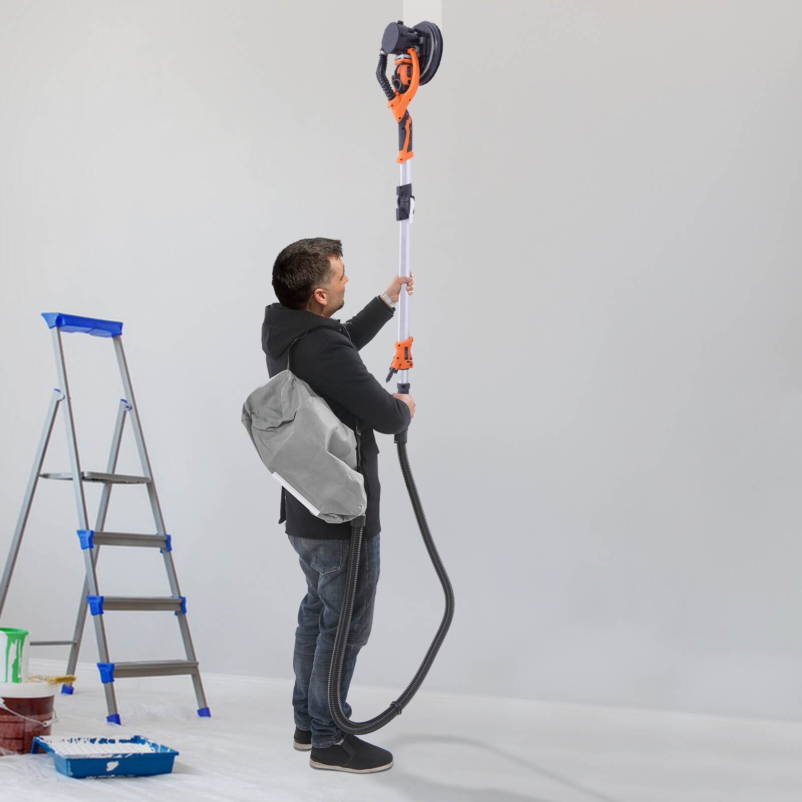 Electric Ceiling Wall Sander with Dust Collection, Variable Speed Drywall Sander