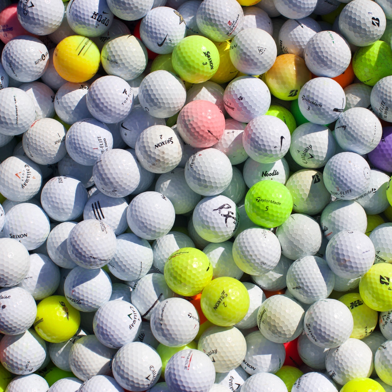 100 Hit-Away / Shag Golf Balls [ Assorted Brands ] - FREE SHIPPING