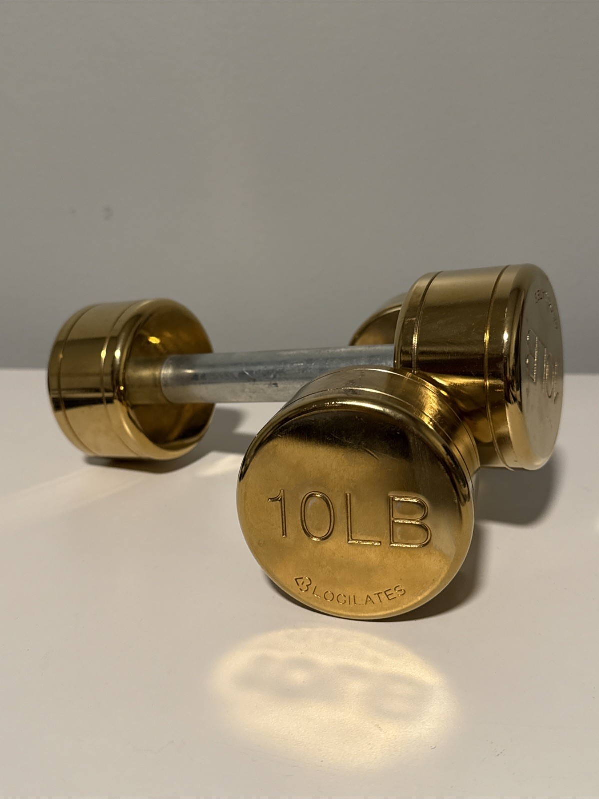 Blogilates Dumbbells Gold 10 Lb Weights Pair Rare Discontinued