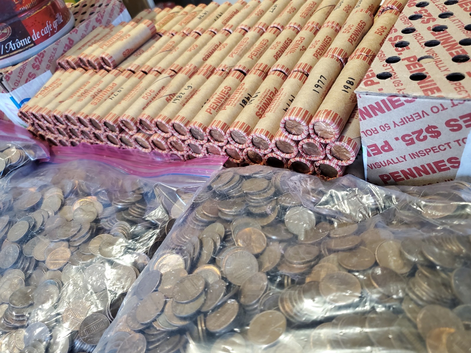 BULK REDUCED PRICE! Pre-1982 Copper Pennies: 95 percent Pure Lincoln Memorial