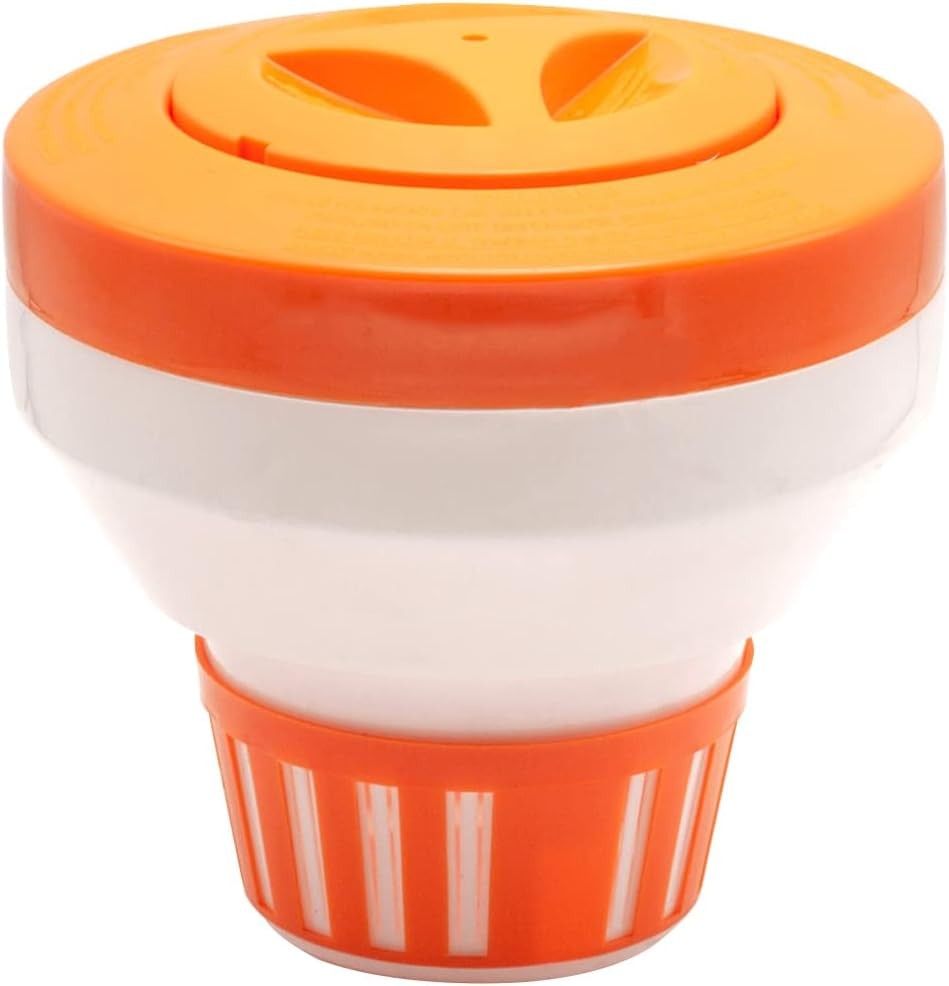 Swimming Pool Chlorine Floater for 3 inch Tablets, Floating Chlorine Dispenser