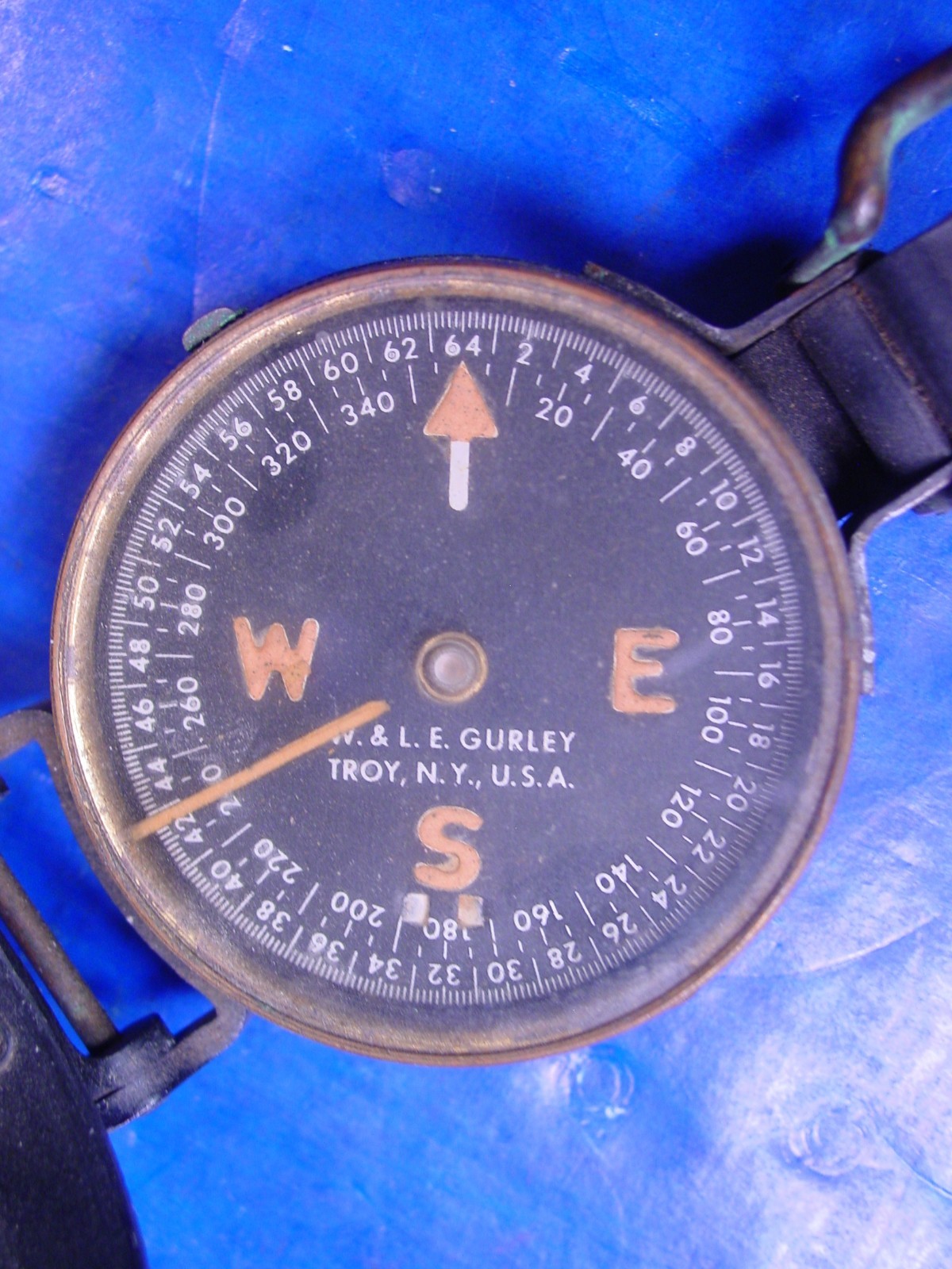 Gurley Folding Hand Compass