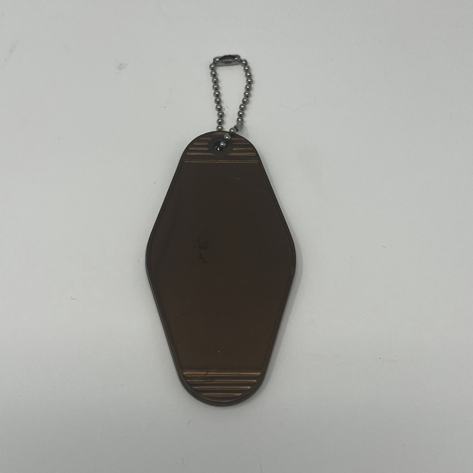 Psycho Bates Motel Horror Film Motel Room Keychain Plastic Bronze-tone