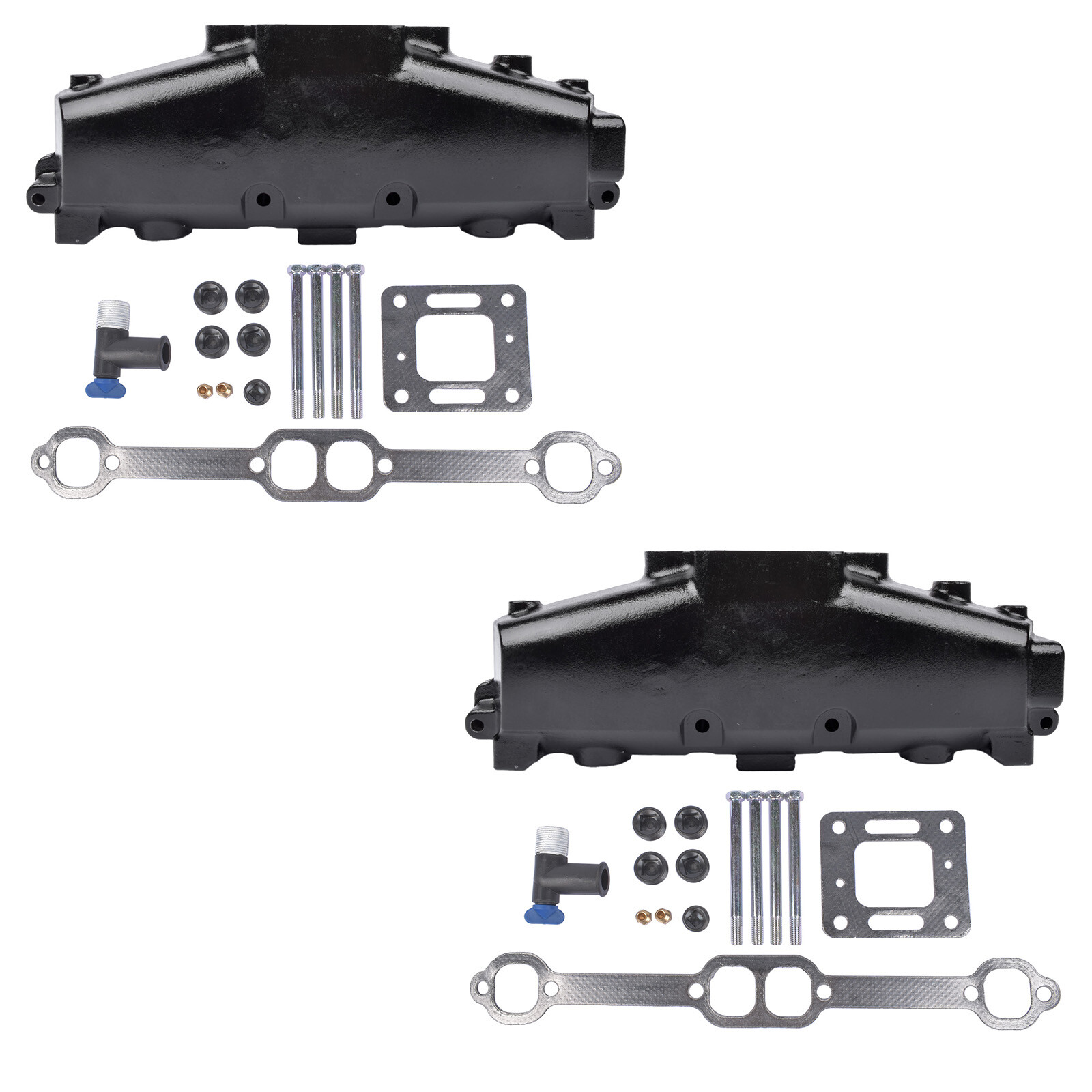 2Pcs Exhaust Manifold 860246Q11 for Mercruiser Marine 5.0 305 5.7 350 1983-2002
