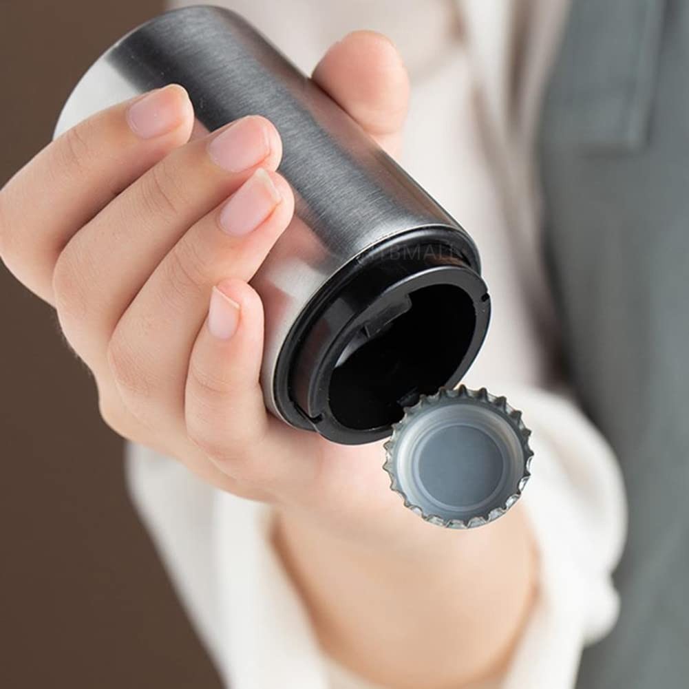 Automatic Beer Soda Bottle Opener, Stainless Steel Magnetic Bottle Cap Remover