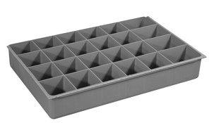 Durham 229-95-24-IND, 4 pack of 24 Compartment Insert for Small Boxes