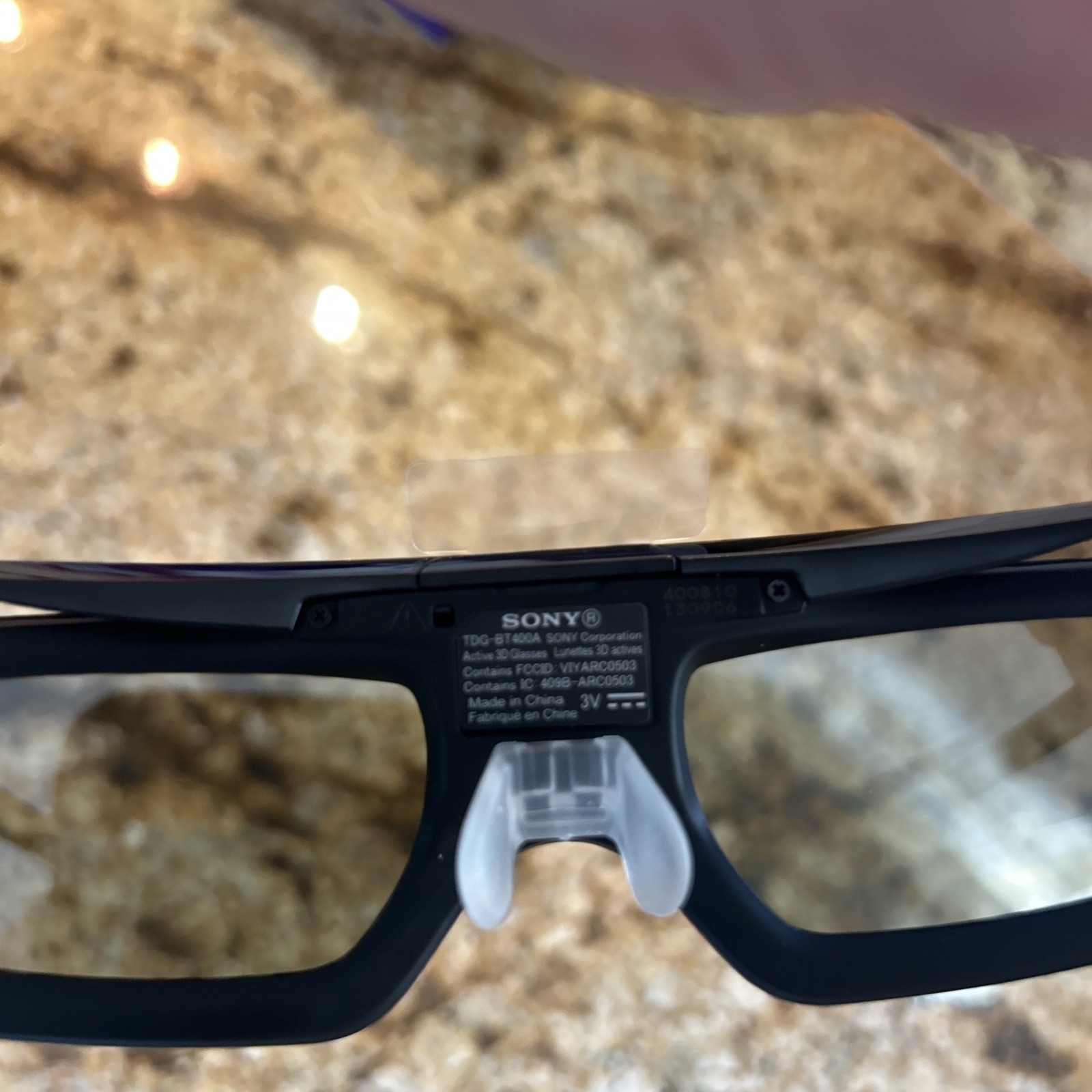 Set of 4 NOS New 3D Active Shutter Glasses Sony TDG-BT400A RF Bluetooth Lunettes