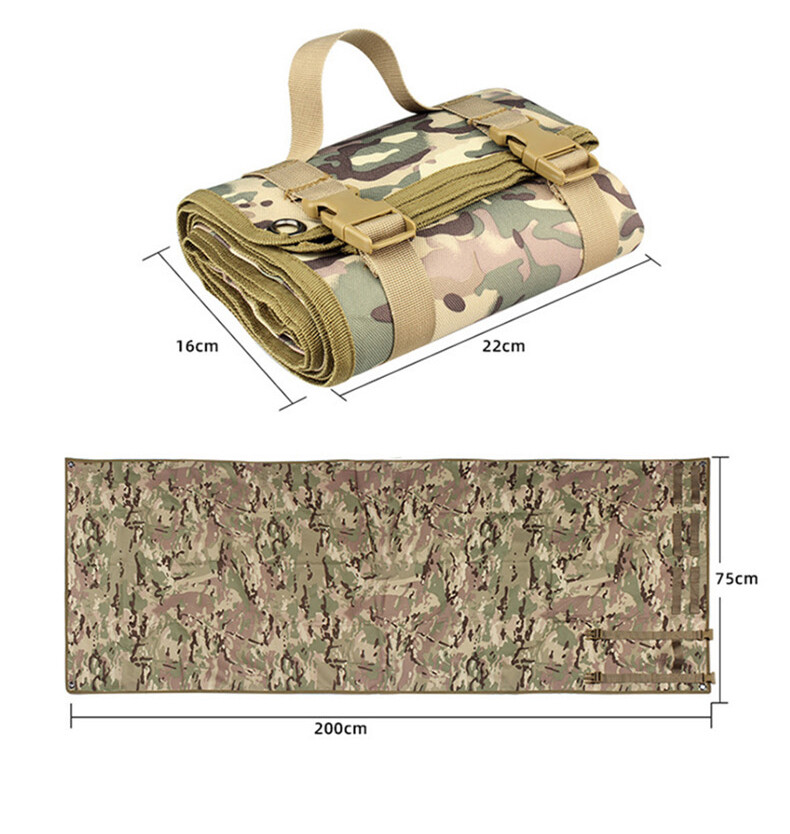 Tactical Shooting Mat Molle Non-Padded Shooting Mat Prone Roll-up Shooter Mats