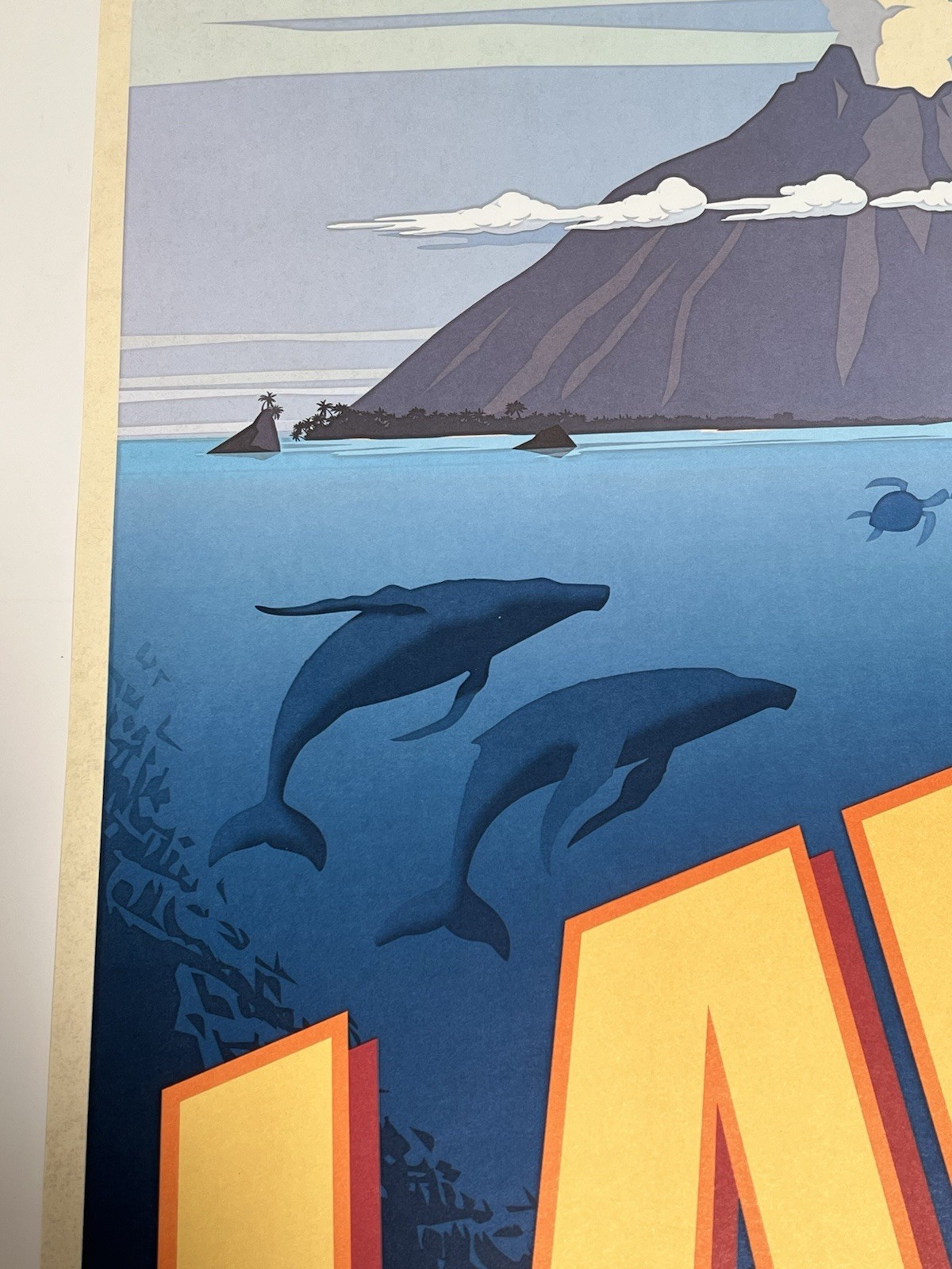 Lava Disney Pixar Short Film 2014 Original Movie Poster Volcano 17x22 Super Rare