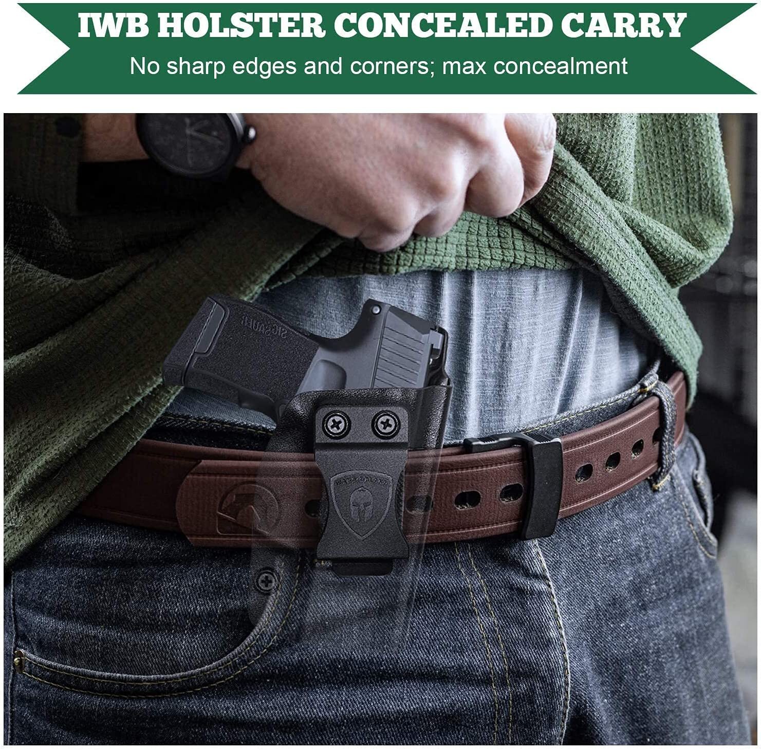 IWB KYDEX Holsters Fit Sig Sauer P365/P365 SAS/P365X/Sig Sauer P365XL Pistol