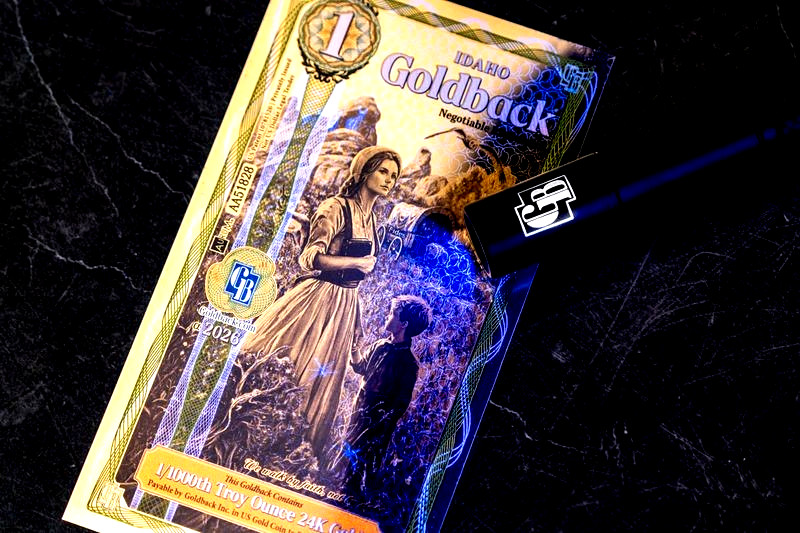 LOT 2 X IDAHO ALPHA GOLDBACK 24K GOLD BU 1/2 & 1 DENOMINATIONS PRE SALE 🔥