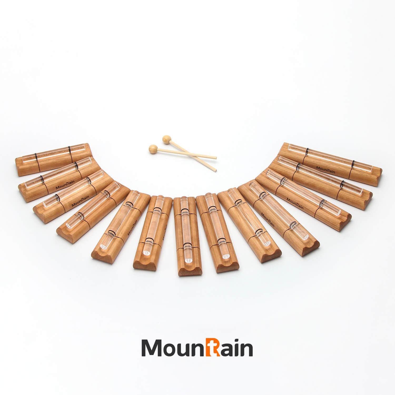 13pcs 440HZ Sound Bundle Yoga Meditation Crystal Chimes Sound Healing