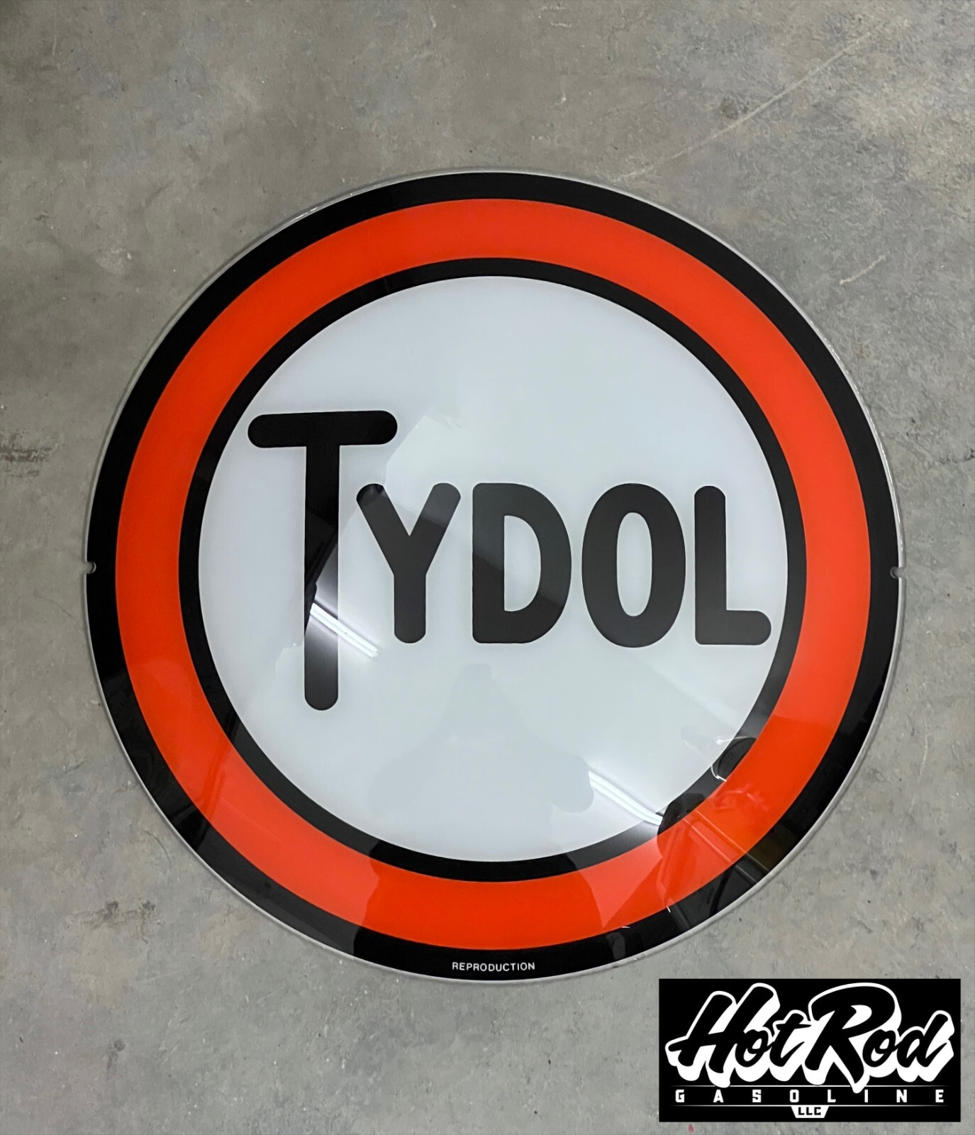 TYDOL Reproduction 13.5" Gas Pump Globe Face / Lens