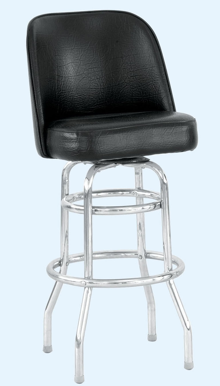 Bucket Seat Metal Counter Stool 24"