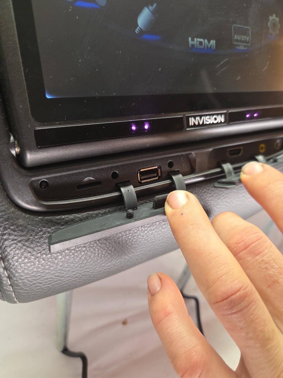 10-16 Land Rover Lr4 TOUCHSCREEN Headrest SCREEN Monitor DVD HDMI GAME USB