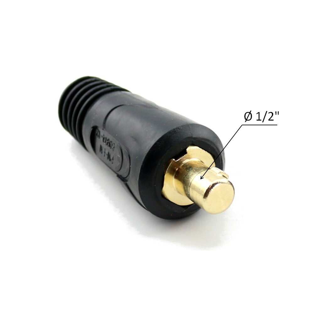 WeldingCity® 2-AWG Welding Cable 300A Clamp Stick Holder Dinse Plug | US Seller