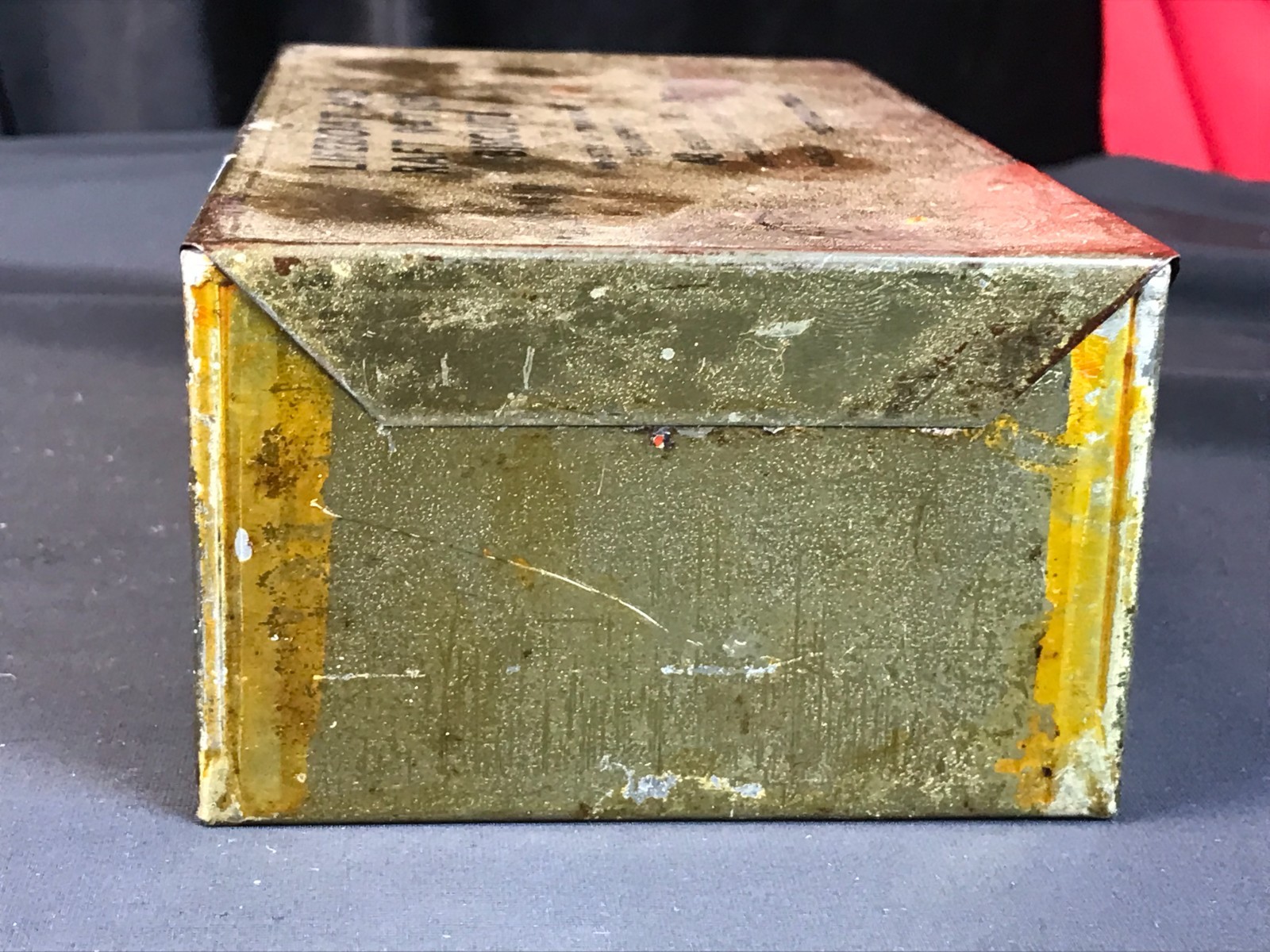 Vintage QUEEN MARY LIFEBOAT & RAFT RATION BISCUITS Sealed Tin