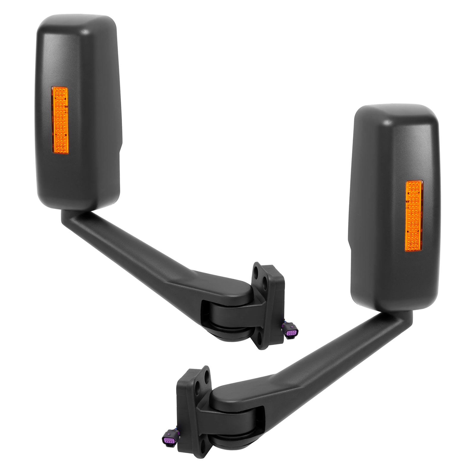 Power Mirrors For Chevy Kodiak GMC Topkick C4500 C5500 2003-2009 Heated W/light