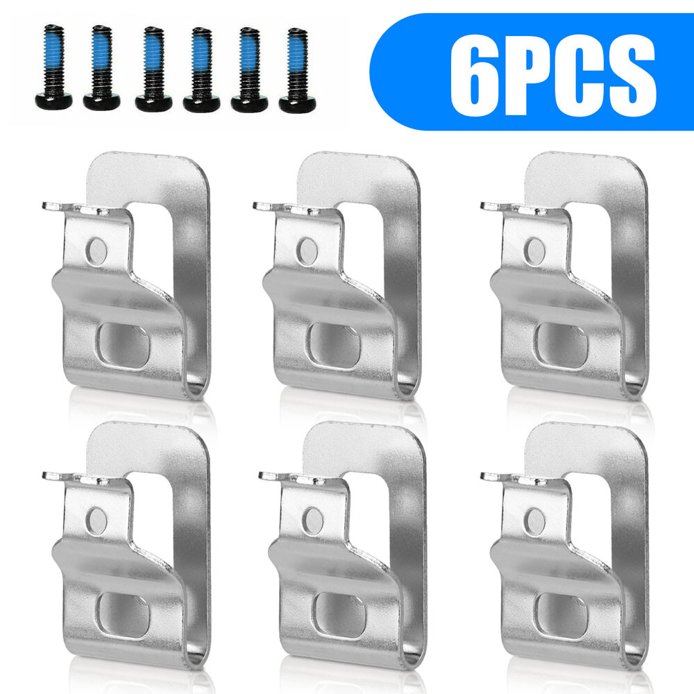 6 PCS For DEWALT 20V Drill Driver N268241 N169778 N086039 Tools Belt Clip Hook