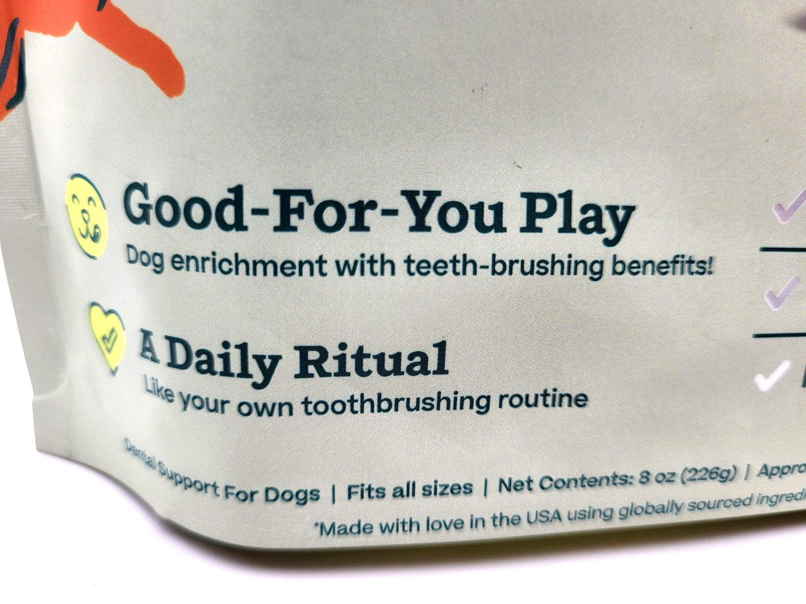 Woof Bite n' Brush Dental Teeth Cleaning Real Chicken Refills for Dog Toothbrush