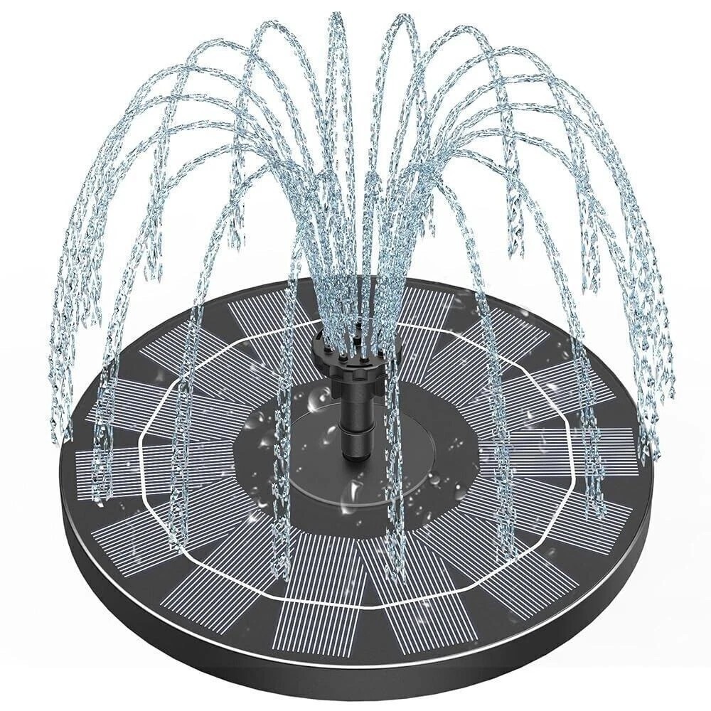 Submersible Bird Bath Solar Fountain Floating Water Pump