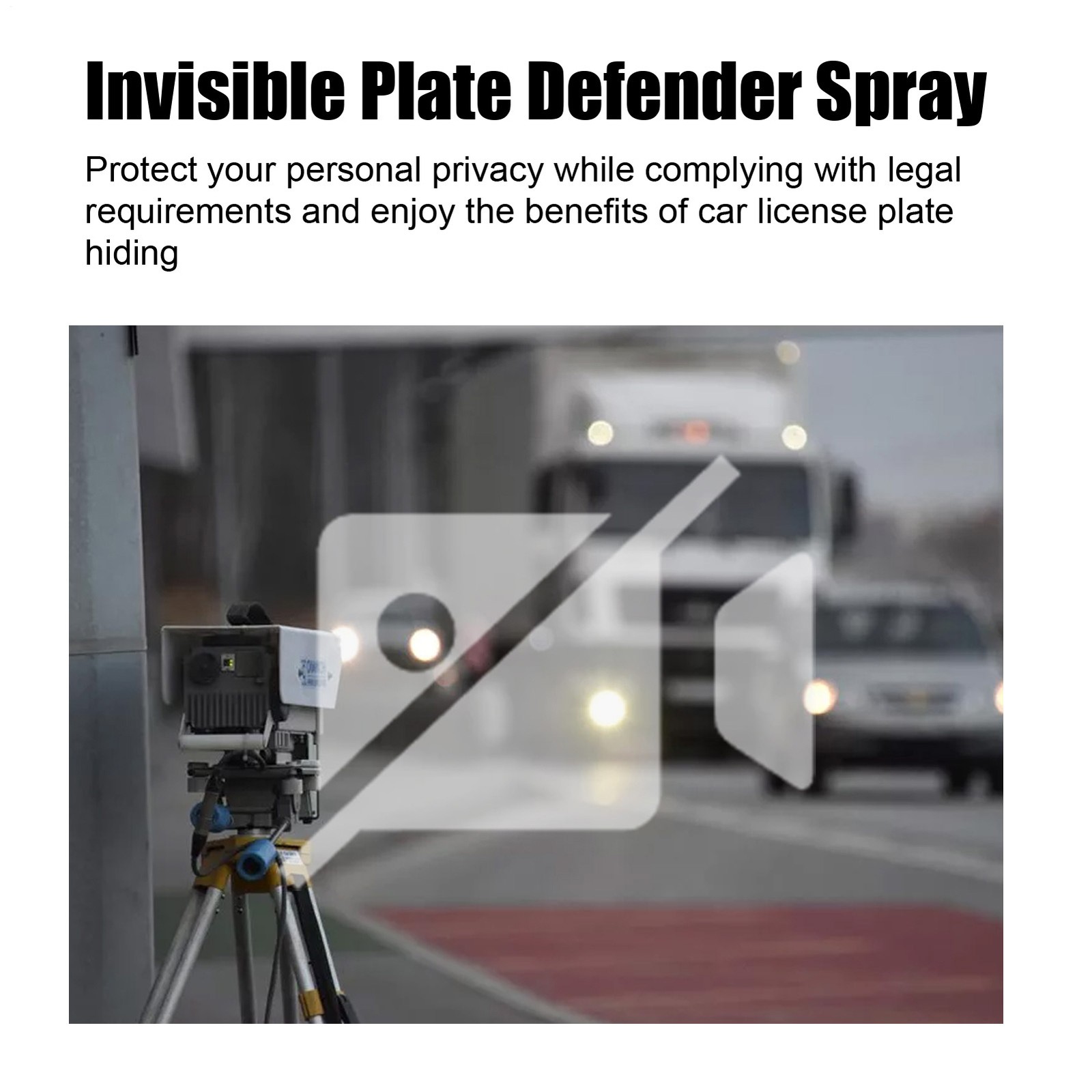 Invisible Plate Defender Licence Plate Invisible Defender Spray 30ml